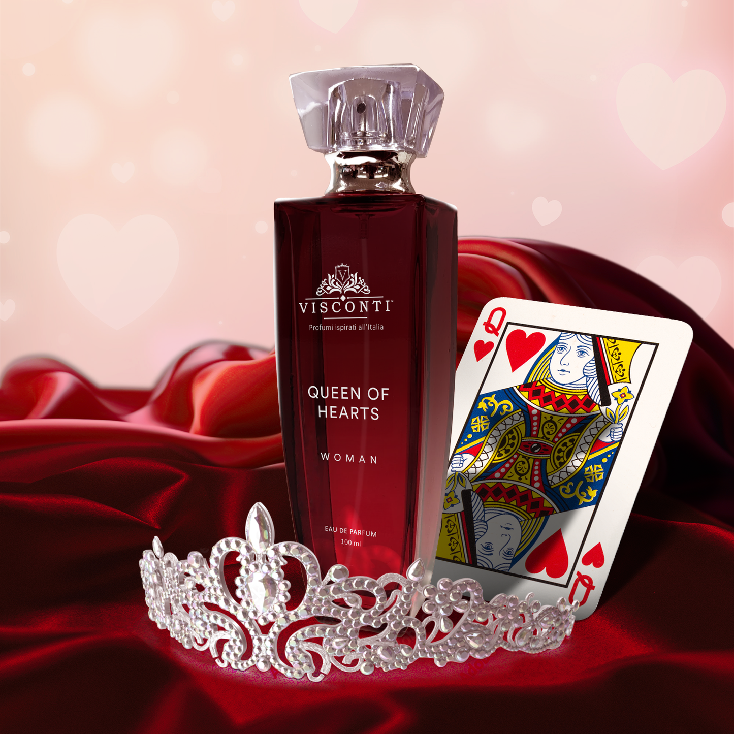 Visconti Queen of Hearts EDP for Women, 100ml