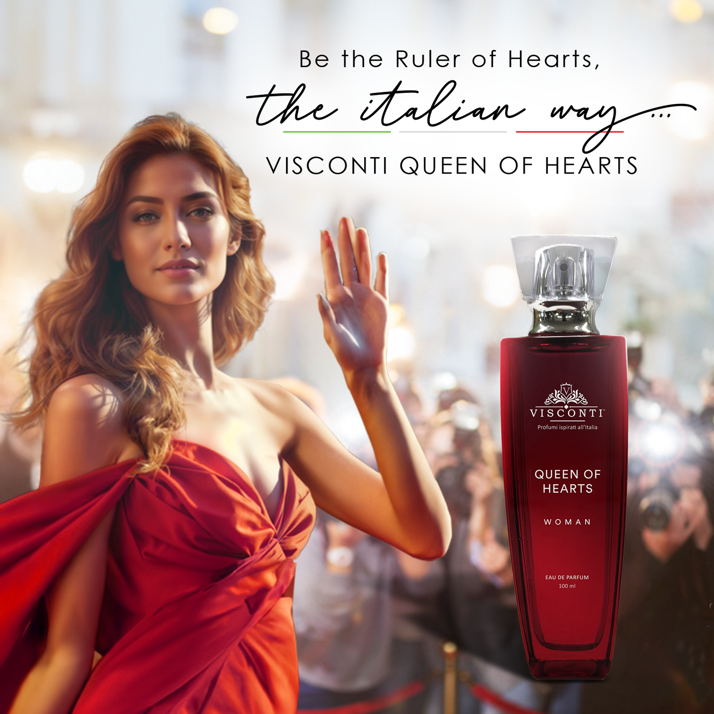 Visconti Queen of Hearts EDP for Women, 100ml