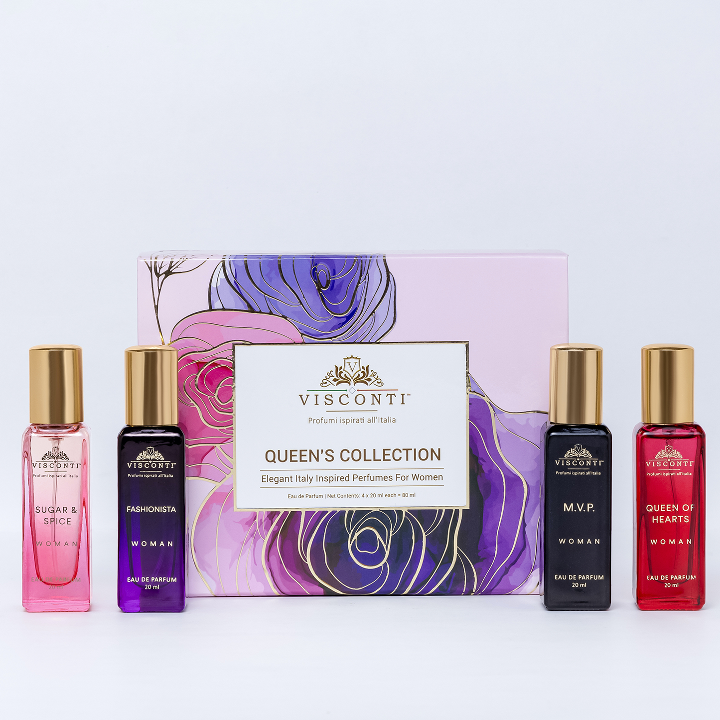 Visconti Queen's Perfume Giftset - Set of 4